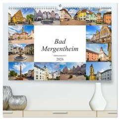 Bad Mergentheim Impressionen (hochwertiger Premium Wandkalender 2026 DIN A2 quer), Kunstdruck in Hochglanz