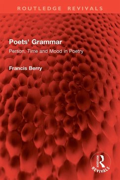 Cover Poets' Grammar (eBook, PDF)