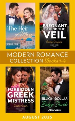 Cover Modern Romance August 2025 Books 1-4 (eBook, ePUB)