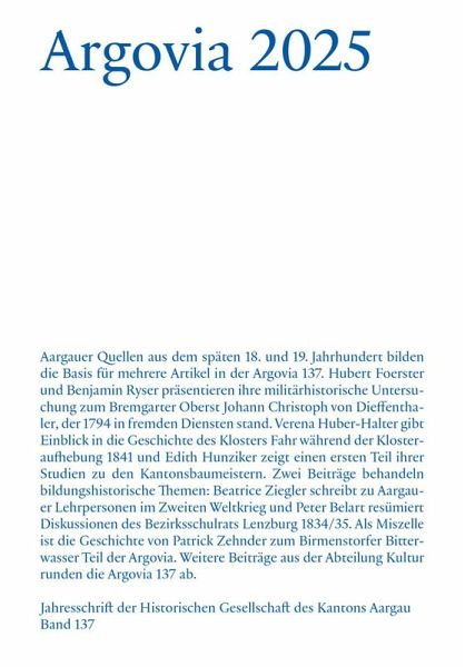 Argovia 2025 Argovia 2025