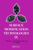 Surface Modification Technologies IX Surface Modification Technologies IX