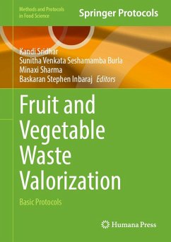Cover Fruit and Vegetable Waste Valorization (eBook, PDF)
