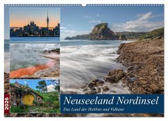 Neuseeland Nordinsel - Das Land der Hobbits und Vulkane (Wandkalender 2026 DIN A2 quer), CALVENDO Monatskalender Neuseeland Nordinsel - Das Land der Hobbits und Vulkane (Wandkalender 2026 DIN A2 quer), CALVENDO Monatskalender