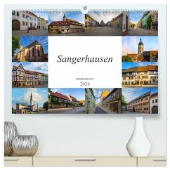 Sangerhausen Impressionen (hochwertiger Premium Wandkalender 2026 DIN A2 quer), Kunstdruck in Hochglanz