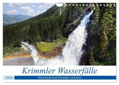 Krimmler Wasserfälle - Naturlandschaft Krimmler Achental (Wandkalender 2026 DIN A4 quer), CALVENDO Monatskalender Cover Krimmler Wasserfälle - Naturlandschaft Krimmler Achental (Wandkalender 2026 DIN A4 quer), CALVENDO Monatskalender