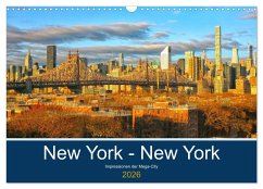 New York - New York. Impressionen der Mega-City (Wandkalender 2026 DIN A3 quer), CALVENDO Monatskalender New York - New York. Impressionen der Mega-City (Wandkalender 2026 DIN A3 quer), CALVENDO Monatskalender