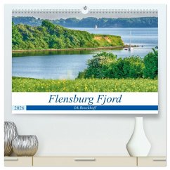 Flensburg Fjord (hochwertiger Premium Wandkalender 2026 DIN A2 quer), Kunstdruck in Hochglanz