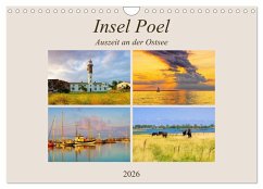 Cover Insel Poel - Auszeit an der Ostsee (Wandkalender 2026 DIN A4 quer), CALVENDO Monatskalender
