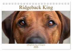 Ridgeback King (Tischkalender 2026 DIN A5 quer), CALVENDO Monatskalender