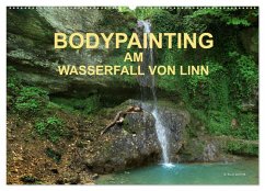 BODYPAINTING AM WASSERFALL VON LINN (Wandkalender 2026 DIN A2 quer), CALVENDO Monatskalender