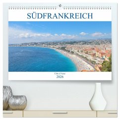 Cover Südfrankreich - Côte d'Azur (hochwertiger Premium Wandkalender 2026 DIN A2 quer), Kunstdruck in Hochglanz