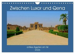 Cover Zwischen Luxor und Qena - antikes Ägypten am Nil (Wandkalender 2026 DIN A4 quer), CALVENDO Monatskalender