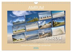 Amrum, inspirierende Landschaft (Wandkalender 2026 DIN A4 quer), CALVENDO Monatskalender