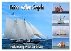 Cover Unter vollen Segeln Traditionssegler auf der Ostsee (Wandkalender 2026 DIN A2 quer), CALVENDO Monatskalender