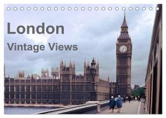 London - Vintage Views (Tischkalender 2026 DIN A5 quer), CALVENDO Monatskalender