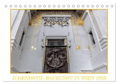 Cover Jugendstil-Baukunst in Wien (Tischkalender 2026 DIN A5 quer), CALVENDO Monatskalender