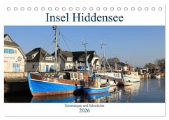 Insel Hiddensee - Stimmungen und Sehnsüchte (Tischkalender 2026 DIN A5 quer), CALVENDO Monatskalender