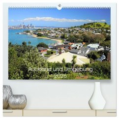 Cover Auckland und Umgebung 2026 (hochwertiger Premium Wandkalender 2026 DIN A2 quer), Kunstdruck in Hochglanz