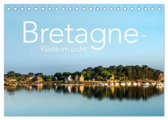 Bretagne - Küste im Licht (Tischkalender 2026 DIN A5 quer), CALVENDO Monatskalender