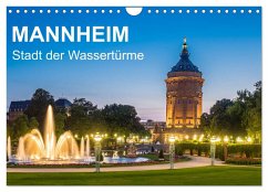 Cover Mannheim - Stadt der Wassertürme (Wandkalender 2026 DIN A4 quer), CALVENDO Monatskalender