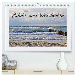 Cover Zitate und Weisheiten (hochwertiger Premium Wandkalender 2026 DIN A2 quer), Kunstdruck in Hochglanz