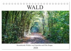 Wald - bezaubernde Wälder (Tischkalender 2026 DIN A5 quer), CALVENDO Monatskalender