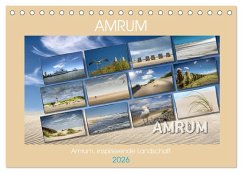 Amrum, inspirierende Landschaft (Tischkalender 2026 DIN A5 quer), CALVENDO Monatskalender