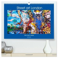 Street art London Michael Jaster (hochwertiger Premium Wandkalender 2026 DIN A2 quer), Kunstdruck in Hochglanz