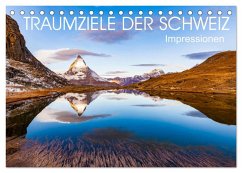TRAUMZIELE DER SCHWEIZ Impressionen (Tischkalender 2026 DIN A5 quer), CALVENDO Monatskalender TRAUMZIELE DER SCHWEIZ Impressionen (Tischkalender 2026 DIN A5 quer), CALVENDO Monatskalender