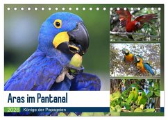 Aras im Pantanal (Tischkalender 2026 DIN A5 quer), CALVENDO Monatskalender Aras im Pantanal (Tischkalender 2026 DIN A5 quer), CALVENDO Monatskalender