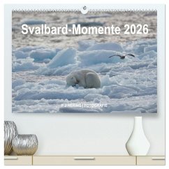 Cover Svalbard-Momente (hochwertiger Premium Wandkalender 2026 DIN A2 quer), Kunstdruck in Hochglanz