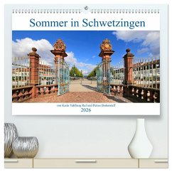Cover Sommer in Schwetzingen von Karin Vahlberg Ruf und Petrus Bodenstaff (hochwertiger Premium Wandkalender 2026 DIN A2 quer), Kunstdruck in Hochglanz
