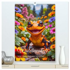 Waldbewohner - Wild, Flauschig und Zuckersüß (hochwertiger Premium Wandkalender 2026 DIN A2 hoch), Kunstdruck in Hochglanz