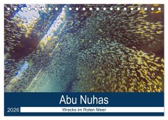 Abu Nuhas - Wracks im Roten Meer (Tischkalender 2026 DIN A5 quer), CALVENDO Monatskalender