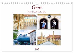 Graz - eine Stadt mit Flair (Wandkalender 2026 DIN A4 quer), CALVENDO Monatskalender Graz - eine Stadt mit Flair (Wandkalender 2026 DIN A4 quer), CALVENDO Monatskalender