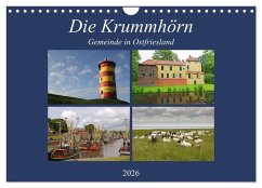 Die Krummhörn Gemeinde in Ostfriesland (Wandkalender 2026 DIN A4 quer), CALVENDO Monatskalender