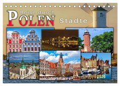 Cover Reise durch Polen - Städte (Tischkalender 2026 DIN A5 quer), CALVENDO Monatskalender