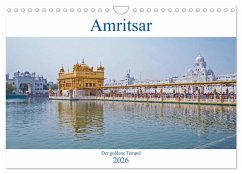 Amritsar - Der goldene Tempel (Wandkalender 2026 DIN A4 quer), CALVENDO Monatskalender