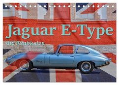 Jaguar E-Type - Die Raubkatze (Tischkalender 2026 DIN A5 quer), CALVENDO Monatskalender