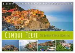 Cinque Terre - die bunten Dörfer Liguriens (Tischkalender 2026 DIN A5 quer), CALVENDO Monatskalender