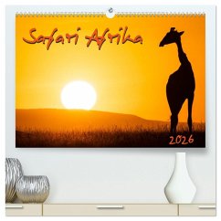 Safari Afrika (hochwertiger Premium Wandkalender 2026 DIN A2 quer), Kunstdruck in Hochglanz Safari Afrika (hochwertiger Premium Wandkalender 2026 DIN A2 quer), Kunstdruck in Hochglanz