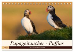Papageitaucher - Puffins (Tischkalender 2026 DIN A5 quer), CALVENDO Monatskalender Papageitaucher - Puffins (Tischkalender 2026 DIN A5 quer), CALVENDO Monatskalender