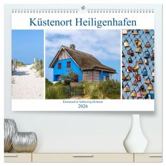 Küstenort Heiligenhafen (hochwertiger Premium Wandkalender 2026 DIN A2 quer), Kunstdruck in Hochglanz Küstenort Heiligenhafen (hochwertiger Premium Wandkalender 2026 DIN A2 quer), Kunstdruck in Hochglanz