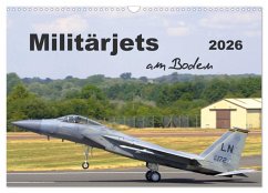 Militärjets am Boden (Wandkalender 2026 DIN A3 quer), CALVENDO Monatskalender