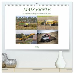 MAIS ERNTE (hochwertiger Premium Wandkalender 2026 DIN A2 quer), Kunstdruck in Hochglanz
