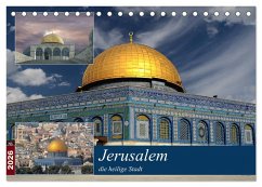 Jerusalem, die heilige Stadt (Tischkalender 2026 DIN A5 quer), CALVENDO Monatskalender