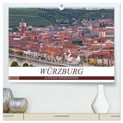 WÜRZBURG - ALTSTADT IMPRESSIONEN (hochwertiger Premium Wandkalender 2026 DIN A2 quer), Kunstdruck in Hochglanz