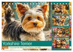 Cover Yorkshire Terrier. Entzückende Minis mit Charme und Witz (Tischkalender 2026 DIN A5 quer), CALVENDO Monatskalender
