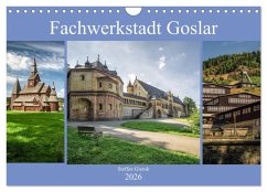 Cover Fachwerkstadt Goslar (Wandkalender 2026 DIN A4 quer), CALVENDO Monatskalender