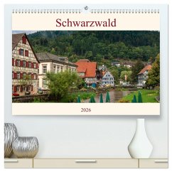 Schwarzwald (hochwertiger Premium Wandkalender 2026 DIN A2 quer), Kunstdruck in Hochglanz